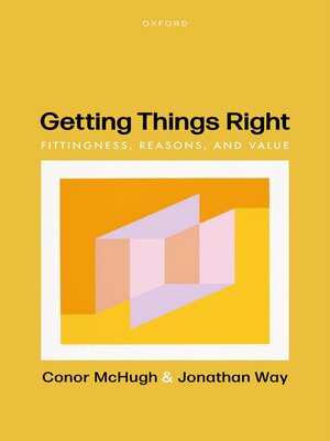 cover image of Getting Things Right